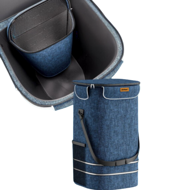 Nákupní taška na kolečkách EASY, 50l, modrá