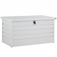 Kovový úložný box METALBOX, 385L, 120×62×63 cm, šedá