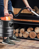 Vysavač na popel BENEDIKT, 1200 W, 18 kPa, černá/oranžová