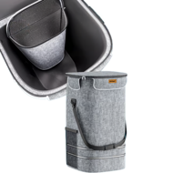 Nákupní taška na kolečkách do schodů COMFORT,50l, šedá