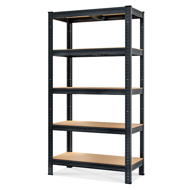 Regál s vysokou nosností HEAVY, max. 875kg, 90x40x180cm, černá