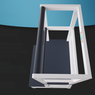 Učící věž PLAY borovice, 93x56x49, bílá/antracit