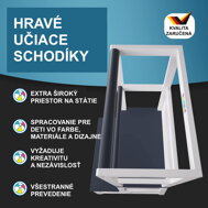 Učební věž z borovice o velikosti 93x56x49 cm