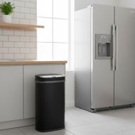 Senzorový odpadkový koš DEUS, 58 litrů, černá