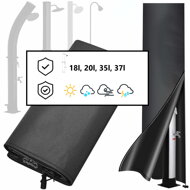 Kryt solární sprchy COVER, 220 x 70 cm, černá
