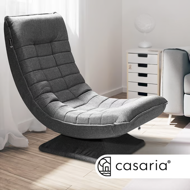 Lenoška ABERDEEN, 87x60x105cm, šedá