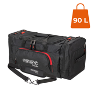 Cestovní taška na rameno JERGY, 90l, 65x32x33cm, černá