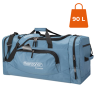 Cestovní taška na rameno JERGY, 90l, 65x32x33cm, modrá