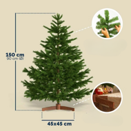 Umělý vánoční stromeček FROST, 150cm, zelená
