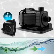 Písková filtrace k bazénu AQUA s filtračními kuličkami, 5 000 l/h, modrá