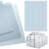 Dutinkový polykarbonát MARK 4mm, 60,5x121x0,4cm, 14ks, transparentní