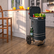 Nákupní taška na kolečkách EASY, 50l, černá