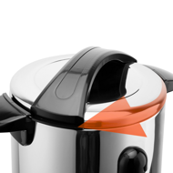 Vařič na víno/čaj COZY, 20l, stříbrná