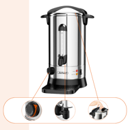 Vařič na víno/čaj COZY, 8,8l, stříbrná
