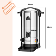 Vařič na víno/čaj COZY, 8,8l, stříbrná