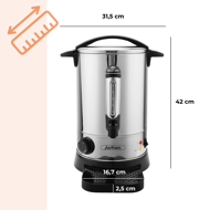 Vařič na víno/čaj COZY, 6,8l, stříbrná 
