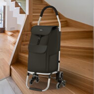 Nákupní taška Shopper, na kolečkách do schodů 45L, 101x45x39, černá