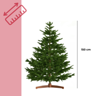 Umělý vánoční stromeček FROST, 150cm, zelená