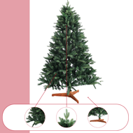 Umělý vánoční stromeček FROST, 180cm, zelená