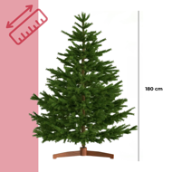 Umělý vánoční stromeček FROST, 180cm, zelená