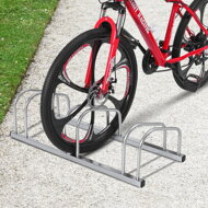 Stojan na 3 kola BIKE, 84x32x27cm, stříbrná