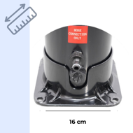 Solární sprcha KARIBIK, 35 l, stříbrná/černá