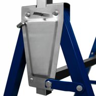 Teleskopické lešenářské kozy DANNY, sada 2 ks, max. 200kg, 69x57x81-130cm, stříbrná/modrá