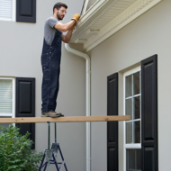 Teleskopické lešenářské kozy DANNY, sada 2 ks, max. 200kg, 69x57x81-130cm, stříbrná/modrá