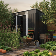 Zahradní domek na nářadí L, 196x122x182cm,  antracitová