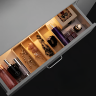 Toaletní stolek JOCELYN s osvětlením, 140×90×40cm, bílá