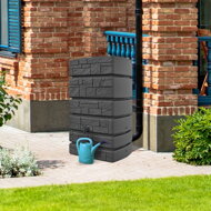 Sud na dešťovou vodu TOWER STONE, 500l, antracitová