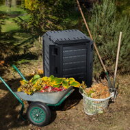 Zahradní kompostér COMPOGREEN, 380l, černá