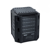 Zahradní kompostér COMPOGREEN, 380l, černá