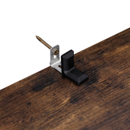 Police/regál na knihy PRESTON, 70x24x190,5cm, hnědá