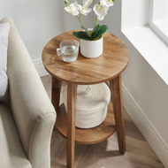 Konferenční stolek NORDIC, 40×50cm, hnědá