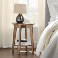 Konferenční stolek NORDIC, 40×50cm, hnědá