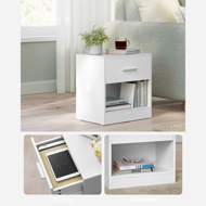 Noční stolek COSTA, 28x39x41cm, bílá