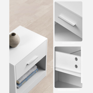 Noční stolek COSTA, 28x39x41cm, bílá