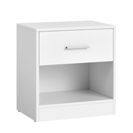 Noční stolek COSTA, 28x39x41cm, bílá