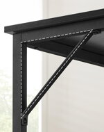 Kancelářský stůl černý 50 x 100 cm