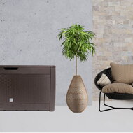Odkladací box RATO, 310l, 119x48x60cm, hnědá