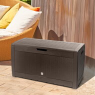 Odkladací box RATO, 310l, 119x48x60cm, hnědá