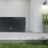 Odkládací box RATO, 310l, 119x48x60cm, antracitová