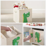 Trojice dětských boxů DINO s rozměrnostmi 30x30cm