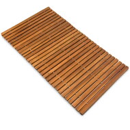 Koupelnová předložka LINE, akáciové dřevo 80x50x1cm, hnědá