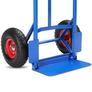 Rudl sklápěcí CART s nafukovacími pneumatikami, max. 200kg, modrá