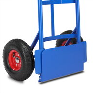 Rudl sklápěcí CART s nafukovacími pneumatikami, max. 200kg, modrá