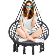 Závěsné křeslo BOHO, Ø61cm, antracitová