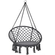 Závěsné křeslo BOHO, Ø61cm, antracitová