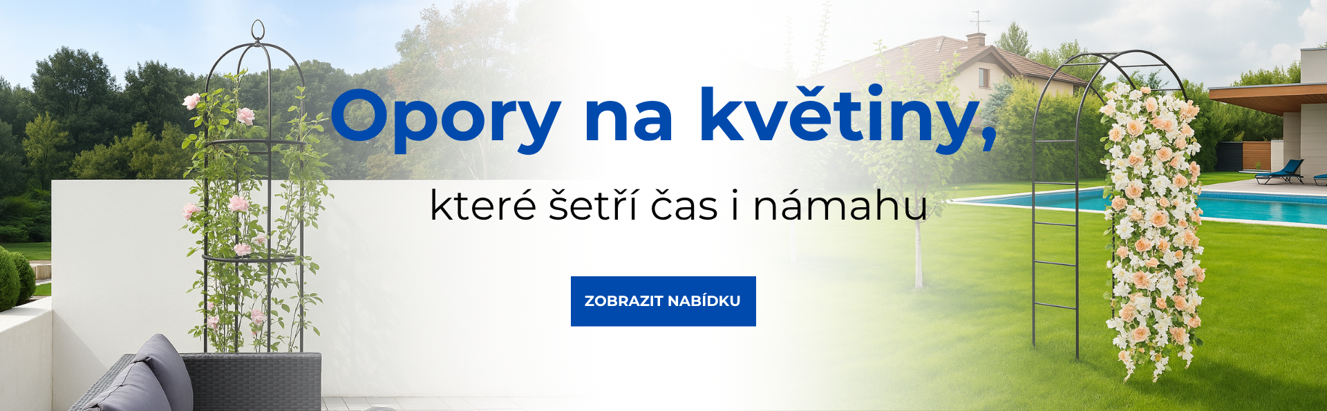 Opory na květiny